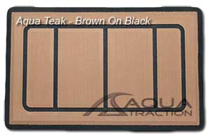 AquaTeak Brown On Black